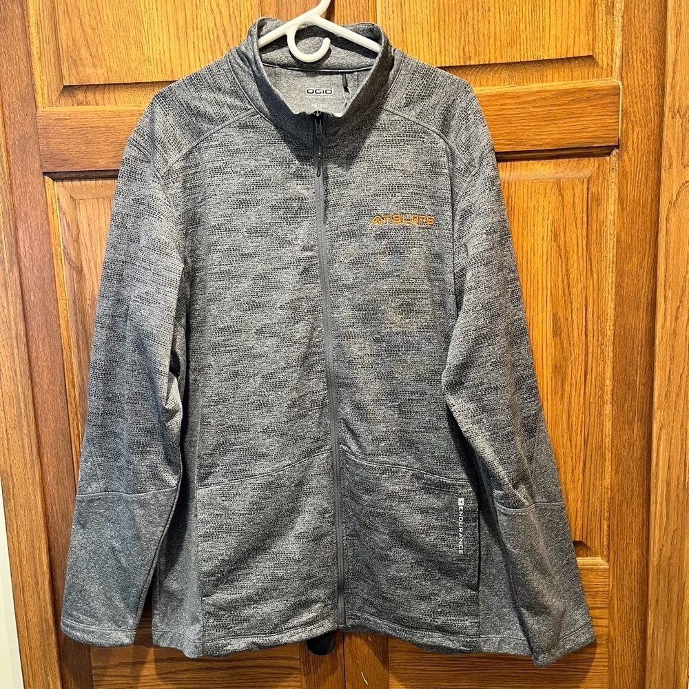 NWOT OGIO Heather Gray Fleece Lined Full-Zip Sweatshirt - Size 2XL